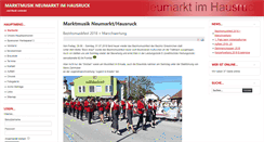 Desktop Screenshot of marktmusik-neumarkt.at